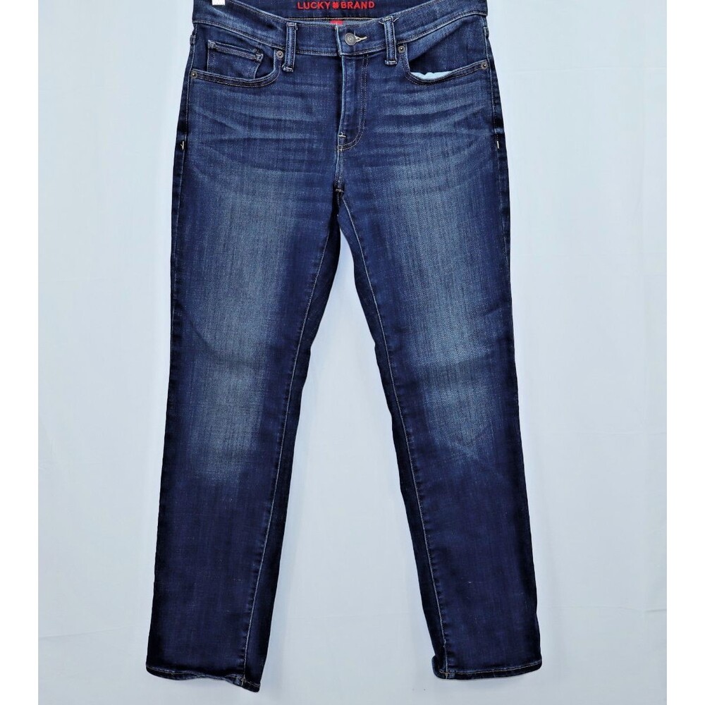Women’s Lucky Brand Sweet Mid Rise Straight Denim Jeans Blue Size 8/29A